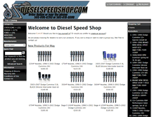 Tablet Screenshot of dieselspeedshop.com